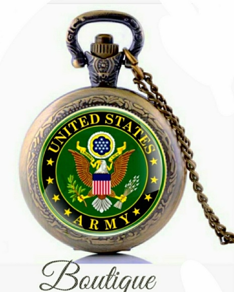 Boutique Other - 🆕️ 🇺🇸U.S.Army Pocket Fob Watch